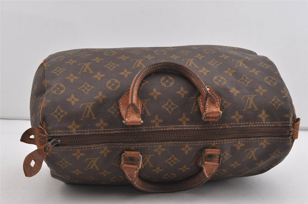 Authentic Louis Vuitton Monogram Speedy 35 Hand Boston Bag Old Model LV 1258I