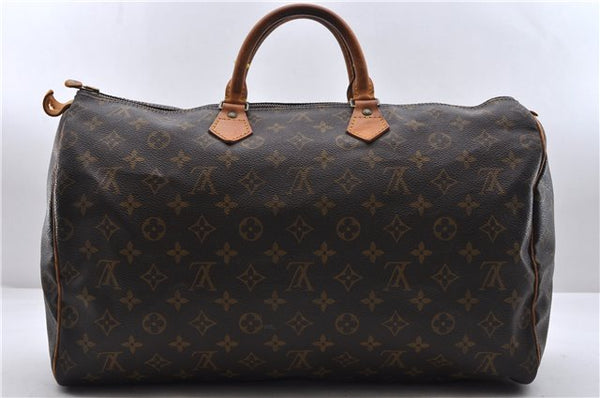 Authentic Louis Vuitton Monogram Speedy 40 Hand Bag M41522 LV 1259D