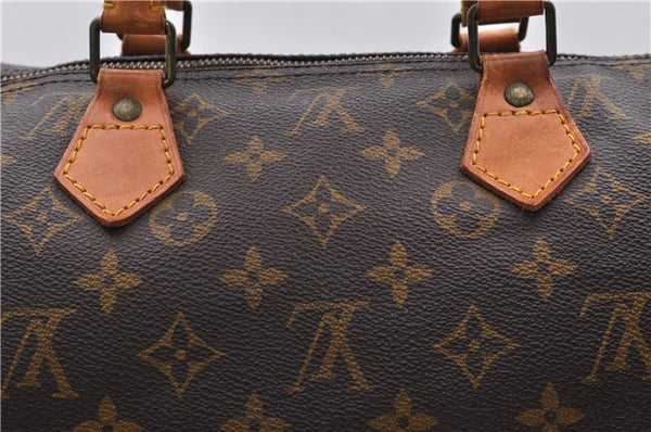 Authentic Louis Vuitton Monogram Speedy 40 Hand Bag M41522 LV 1259D