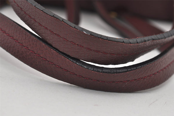 Authentic Louis Vuitton Monogram Empreinte Lumineuse PM Tote Bag Bordeaux 1260I