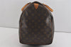 Authentic Louis Vuitton Monogram Keepall 50 Travel Boston Bag M41426 LV 1261I