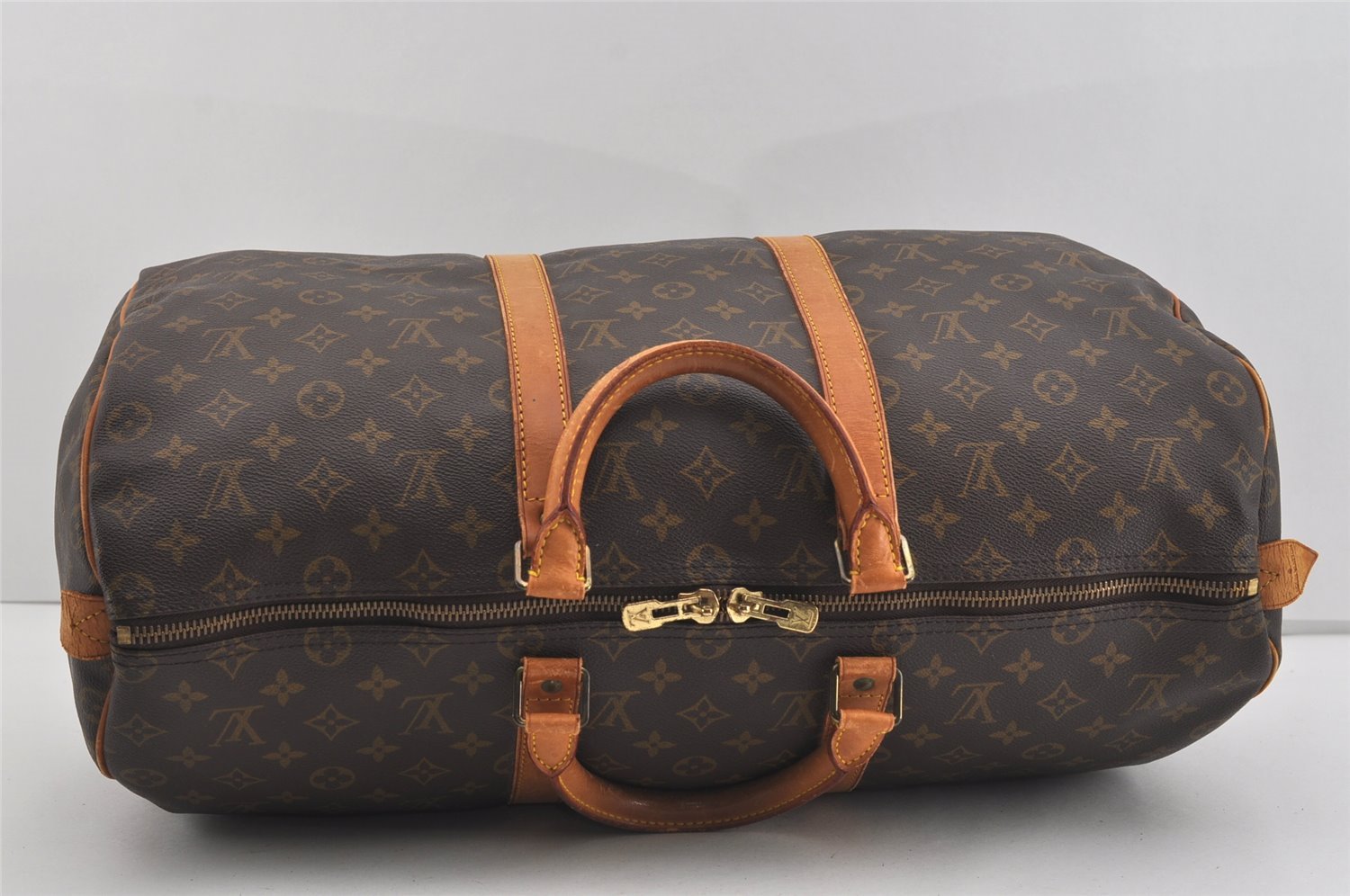 Authentic Louis Vuitton Monogram Keepall 50 Travel Boston Bag M41426 LV 1261I