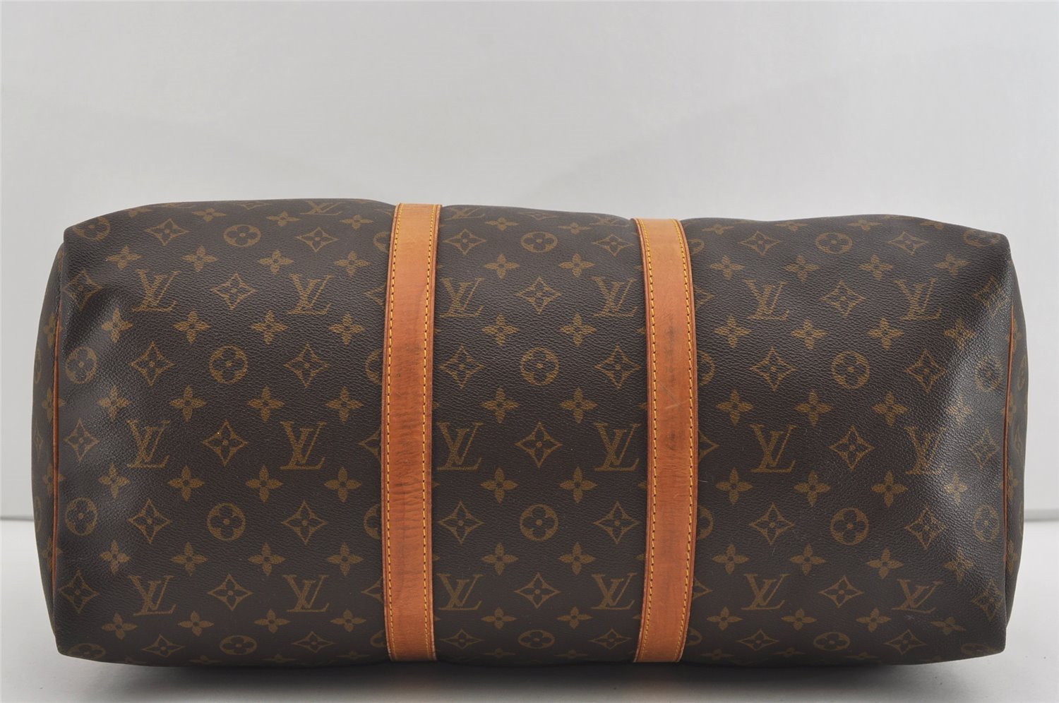 Authentic Louis Vuitton Monogram Keepall 50 Travel Boston Bag M41426 LV 1261I