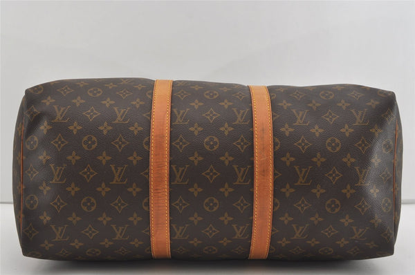 Authentic Louis Vuitton Monogram Keepall 50 Travel Boston Bag M41426 LV 1261I