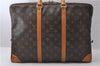 Auth Louis Vuitton Monogram Porte Documents Voyage Briefcase M53361 LV 1262D