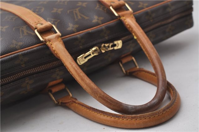 Auth Louis Vuitton Monogram Porte Documents Voyage Briefcase M53361 LV 1262D