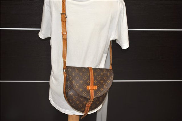 Auth Louis Vuitton Monogram Chantilly GM Shoulder Cross Body Bag M51232 LV 1263D