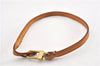 Auth Louis Vuitton Leather Strap For Pochette Accessoires Beige 13.8" LV 1263G