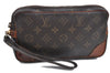 Auth Louis Vuitton Monogram Marly Dragonne PM Clutch Bag M51827 LV Junk 1264D