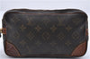 Auth Louis Vuitton Monogram Marly Dragonne PM Clutch Bag M51827 LV Junk 1264D
