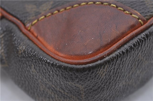 Auth Louis Vuitton Monogram Marly Dragonne PM Clutch Bag M51827 LV Junk 1264D