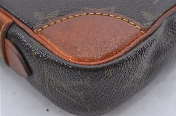 Auth Louis Vuitton Monogram Marly Dragonne PM Clutch Bag M51827 LV Junk 1264D
