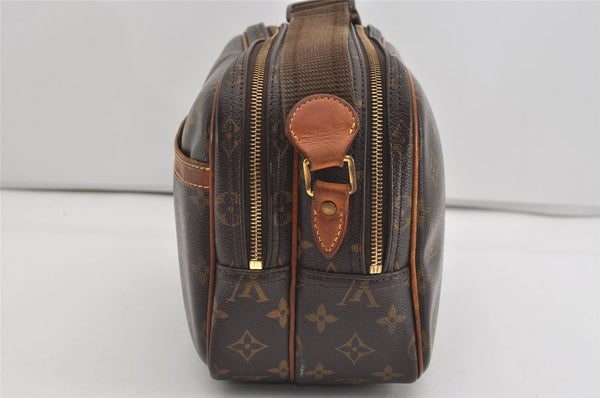 Authentic Louis Vuitton Monogram Reporter PM Shoulder Cross Bag M45254 LV 1264I
