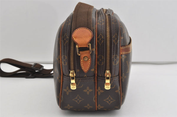 Authentic Louis Vuitton Monogram Reporter PM Shoulder Cross Bag M45254 LV 1264I