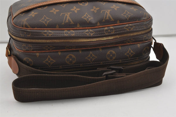 Authentic Louis Vuitton Monogram Reporter PM Shoulder Cross Bag M45254 LV 1264I