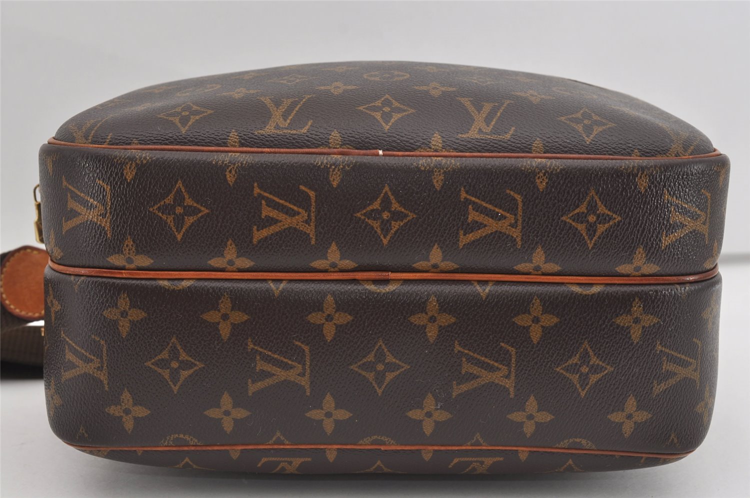 Authentic Louis Vuitton Monogram Reporter PM Shoulder Cross Bag M45254 LV 1264I