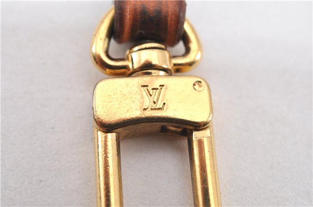 Auth Louis Vuitton Leather Strap For Pochette Accessoires Beige 13.8