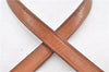 Auth Louis Vuitton Leather Strap For Pochette Accessoires Beige 13.8" LV 1265G