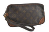 Authentic Louis Vuitton Monogram Marly Dragonne PM M51827 Clutch Hand Bag 1265I