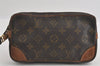 Authentic Louis Vuitton Monogram Marly Dragonne PM M51827 Clutch Hand Bag 1265I