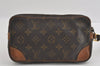 Authentic Louis Vuitton Monogram Marly Dragonne PM M51827 Clutch Hand Bag 1265I