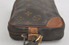 Authentic Louis Vuitton Monogram Marly Dragonne PM M51827 Clutch Hand Bag 1265I