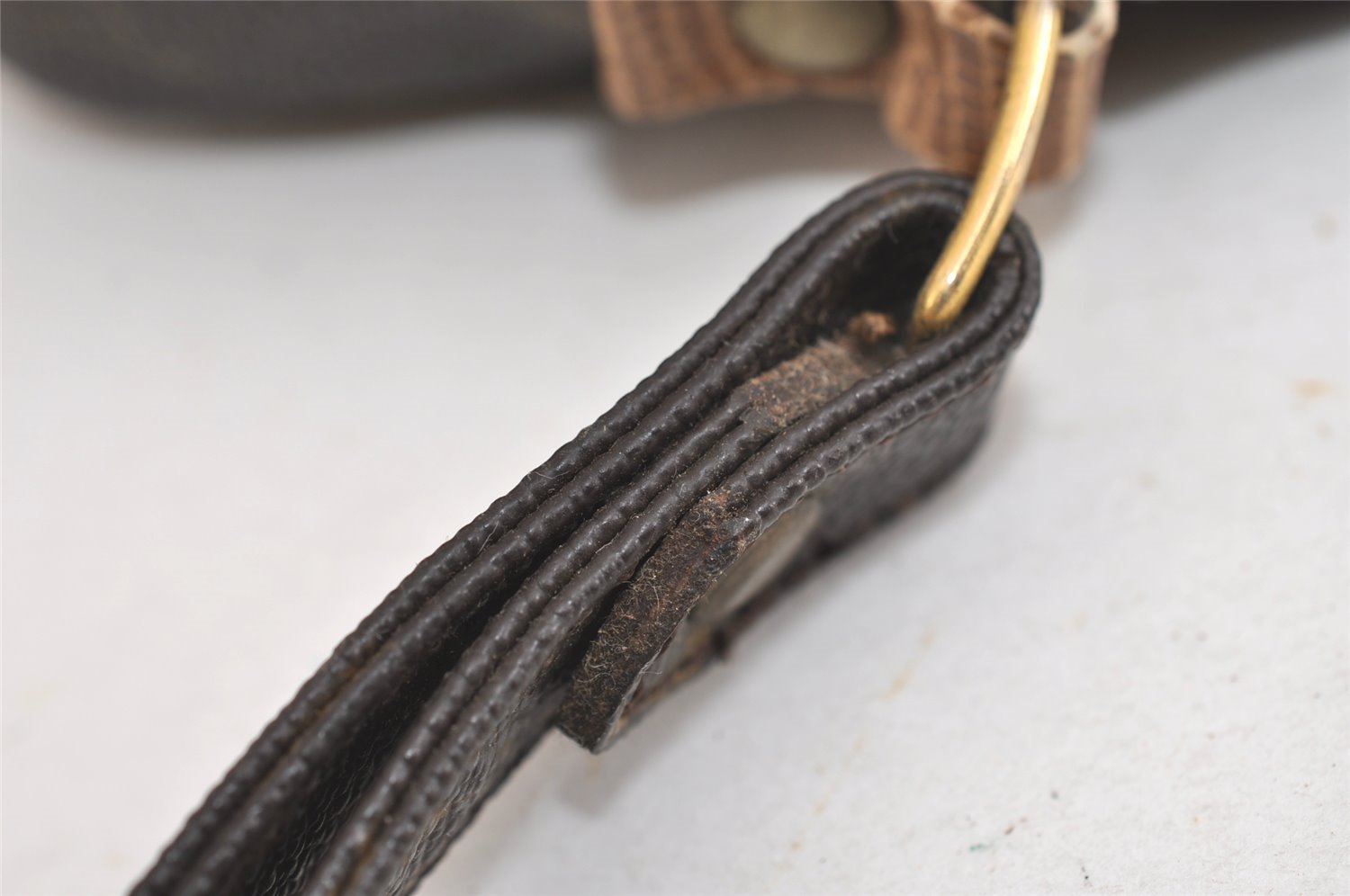 Authentic Louis Vuitton Monogram Marly Dragonne PM M51827 Clutch Hand Bag 1265I