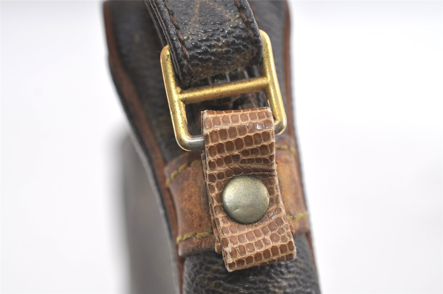 Authentic Louis Vuitton Monogram Marly Dragonne PM M51827 Clutch Hand Bag 1265I