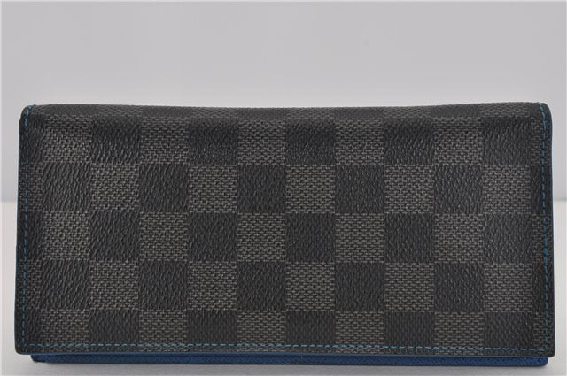 Auth Louis Vuitton Damier Graphite Portefeuille Alexandre Wallet N64030 LV 1266F