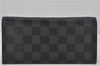 Auth Louis Vuitton Damier Graphite Portefeuille Alexandre Wallet N64030 LV 1266F