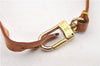 Auth Louis Vuitton Leather Strap For Pochette Accessoires Beige 13.8" LV 1266G