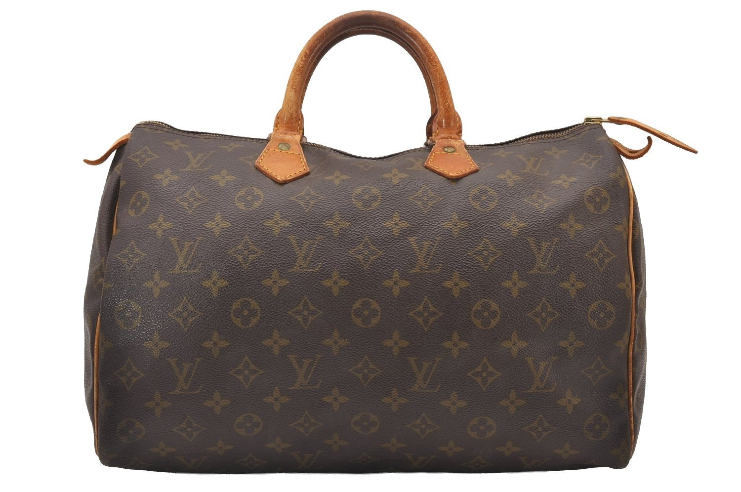 Authentic Louis Vuitton Monogram Speedy 35 Hand Boston Bag Old Model LV 1266I