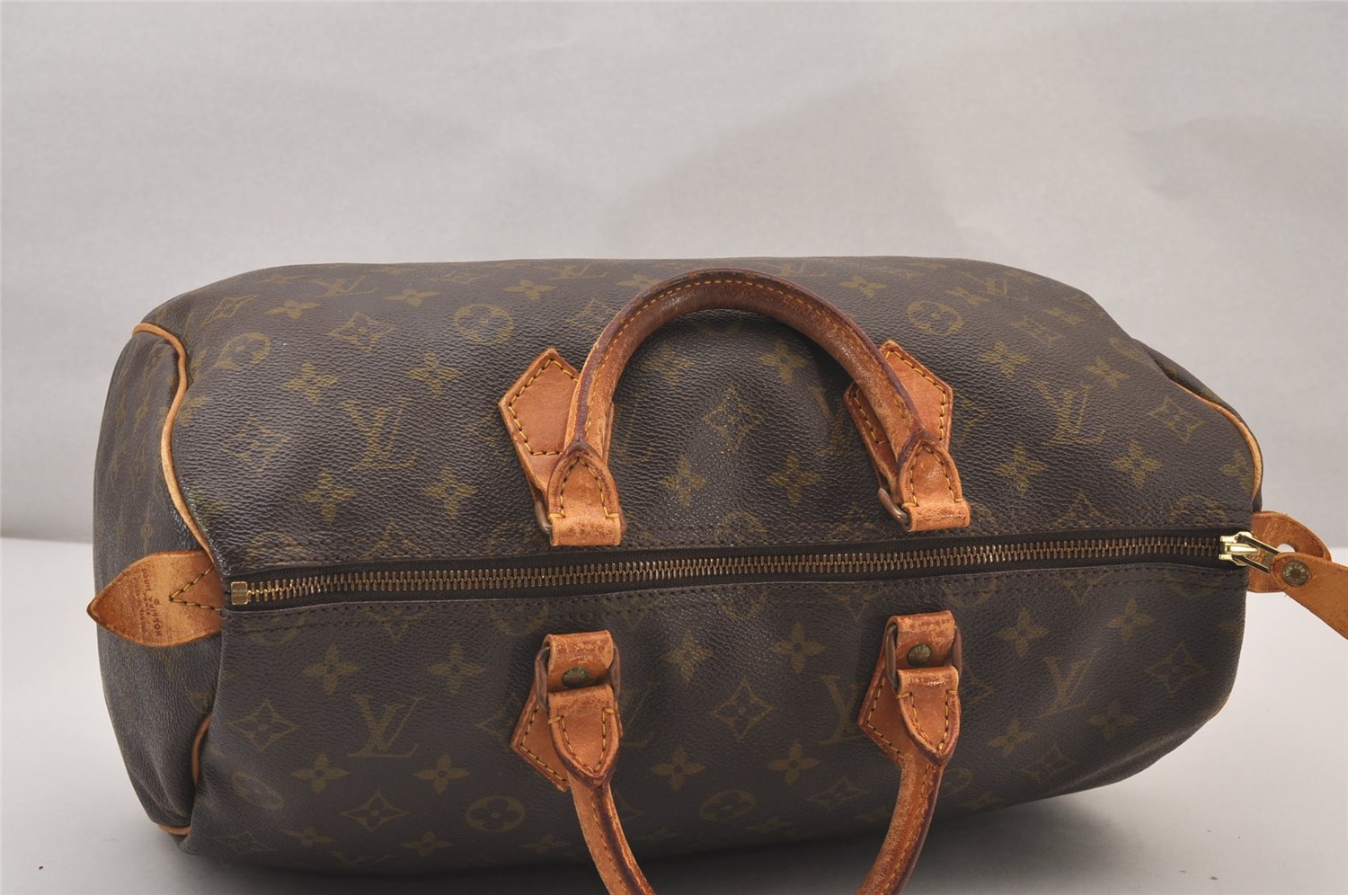 Authentic Louis Vuitton Monogram Speedy 35 Hand Boston Bag Old Model LV 1266I