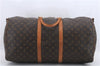 Auth Louis Vuitton Monogram Keepall Bandouliere 55 Boston Bag M41414 LV 1267D