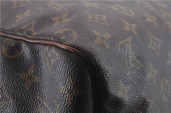 Auth Louis Vuitton Monogram Keepall Bandouliere 55 Boston Bag M41414 LV 1267D