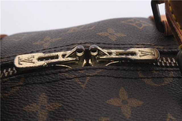 Auth Louis Vuitton Monogram Keepall Bandouliere 55 Boston Bag M41414 LV 1267D