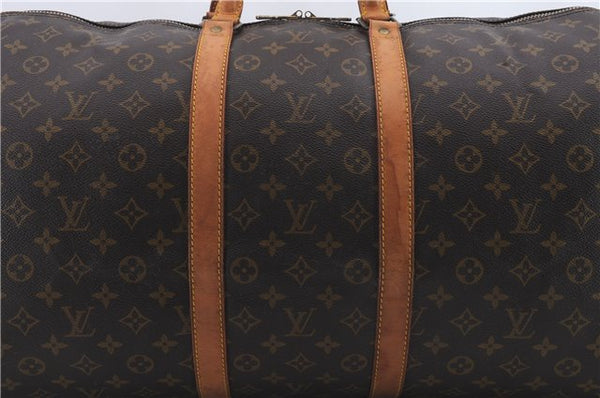 Auth Louis Vuitton Monogram Keepall Bandouliere 55 Boston Bag M41414 LV 1267D