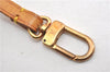 Auth Louis Vuitton Leather Strap For Pochette Accessoires Beige 13.8" LV 1267G