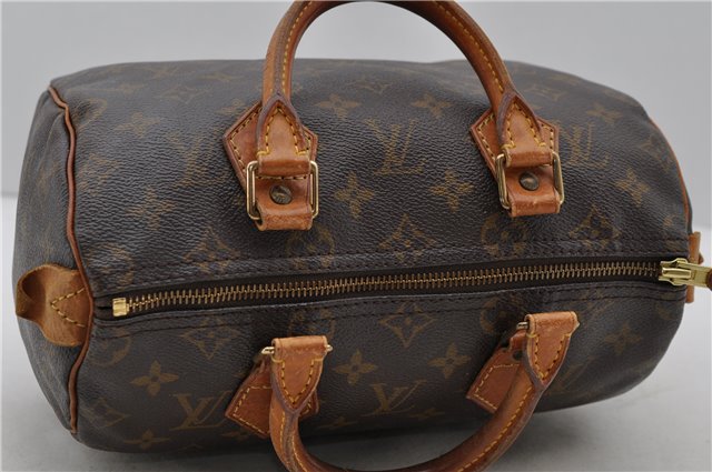 Authentic Louis Vuitton Monogram Speedy 25 Hand Bag M41528 LV 1268D