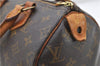 Authentic Louis Vuitton Monogram Speedy 25 Hand Bag M41528 LV 1268D