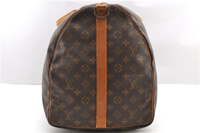 Auth Louis Vuitton Monogram Keepall Bandouliere 60 Boston Bag M41412 LV 1269D