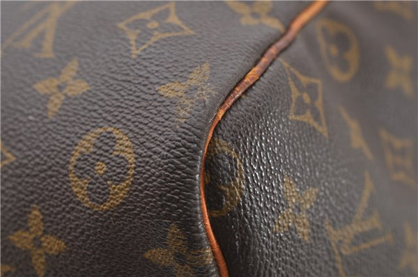 Auth Louis Vuitton Monogram Keepall Bandouliere 60 Boston Bag M41412 LV 1269D