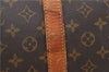 Auth Louis Vuitton Monogram Keepall Bandouliere 60 Boston Bag M41412 LV 1269D