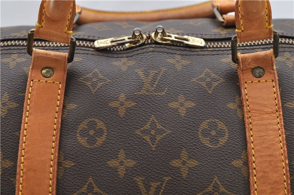 Auth Louis Vuitton Monogram Keepall Bandouliere 60 Boston Bag M41412 LV 1269D