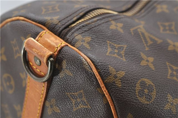 Auth Louis Vuitton Monogram Keepall Bandouliere 60 Boston Bag M41412 LV 1269D