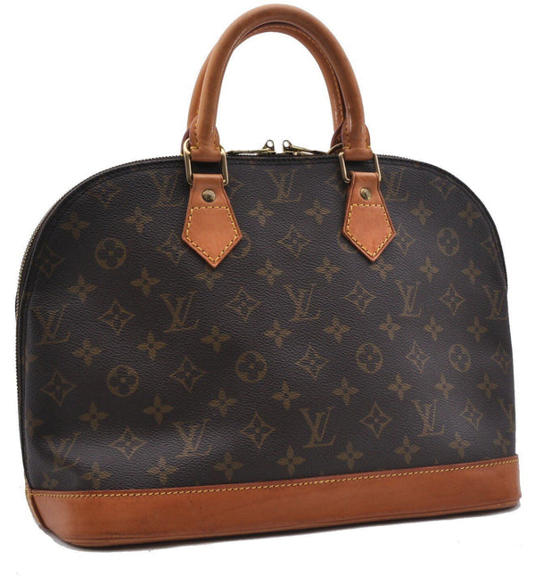 Authentic LOUIS VUITTON Monogram Alma Hand Bag M51130 LV 1270B