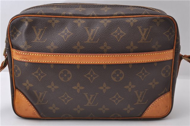 Auth Louis Vuitton Monogram Trocadero 27 Shoulder Cross Body Bag M51274 LV 1271D