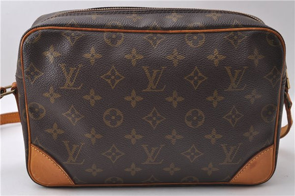 Auth Louis Vuitton Monogram Trocadero 27 Shoulder Cross Body Bag M51274 LV 1271D