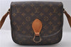Auth Louis Vuitton Monogram Saint Cloud GM Shoulder Cross Bag M51242 LV 1272D