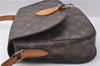 Auth Louis Vuitton Monogram Saint Cloud GM Shoulder Cross Bag M51242 LV 1272D